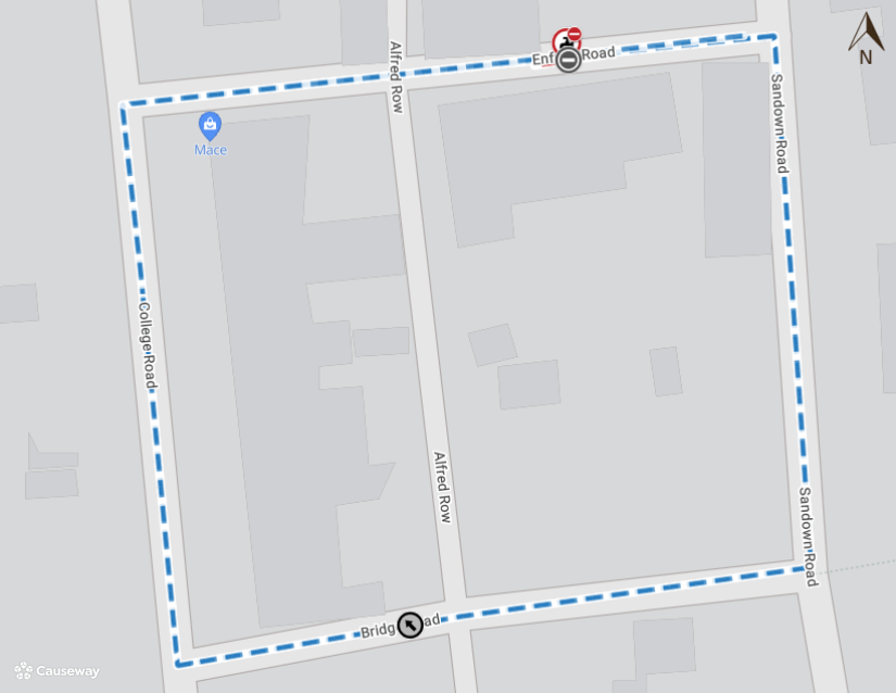 KentHighways's tweet photo. Deal, Enfield Road: Road closed 14th - 16th October to allow for @SouthernWater  works: https://t.co/r2pNagl4y8 https://t.co/Sm4FKvt26z