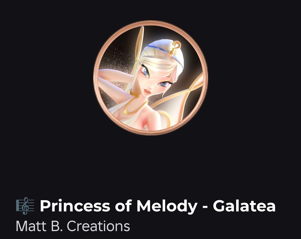 lifeisweetener's tweet photo. what if Galatea and Dark Bloom also had a badge in TFG? (fanmade w/o AI) https://t.co/QMbMpF54dQ