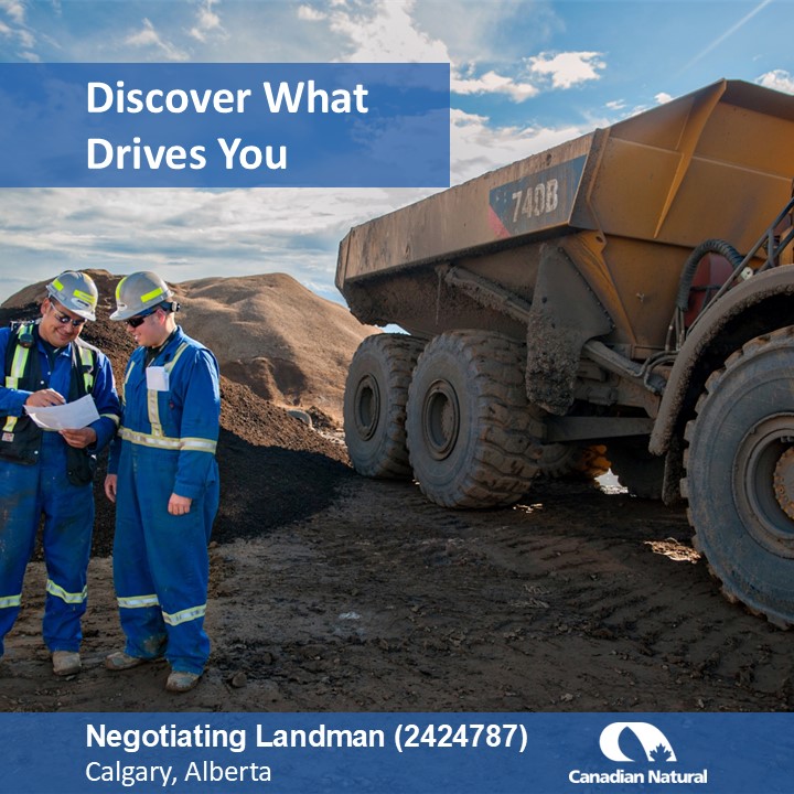 CanadianNatural's tweet photo. Join Canadian Natural as a Negotiating Landman. Apply now and make your mark today!

#AlbertaJobs #EnergyJobs #CanadianEnergy #Hiring #oilandgasjobs #mineralrights #landnegotiations #Calgaryjobs #CALEP #hiringnow

https://t.co/9LWnmI9sJW https://t.co/KVEU0P8jJx