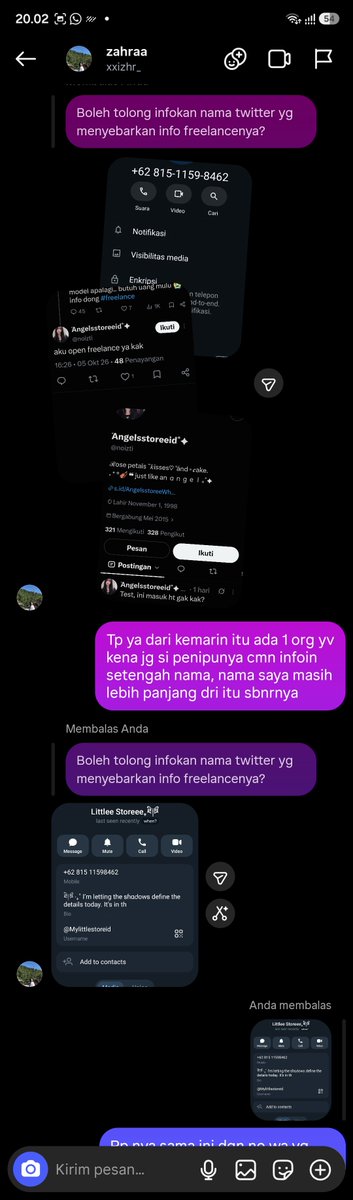 gigischandesu's tweet photo. ‼️PENIPUAN HATI2 JOB FREELANCE ORG INI @noizti TELE: @Mylittlestoreid Wa: 081511598462 FREELANCE IMING2 PESAN TIKET KERETA, JANGAN DIIKUTIN ITU BISA JD TAGIHAN PAYLATER BUAT KALIAN, DATA NAMA-NIK &amp; DATA KONTAKNYA BEDA! DIA MEMAKAI DATA NAMA-NIK SAYA!! #zonauang #freelance #tipu https://t.co/08nmPjqeHJ