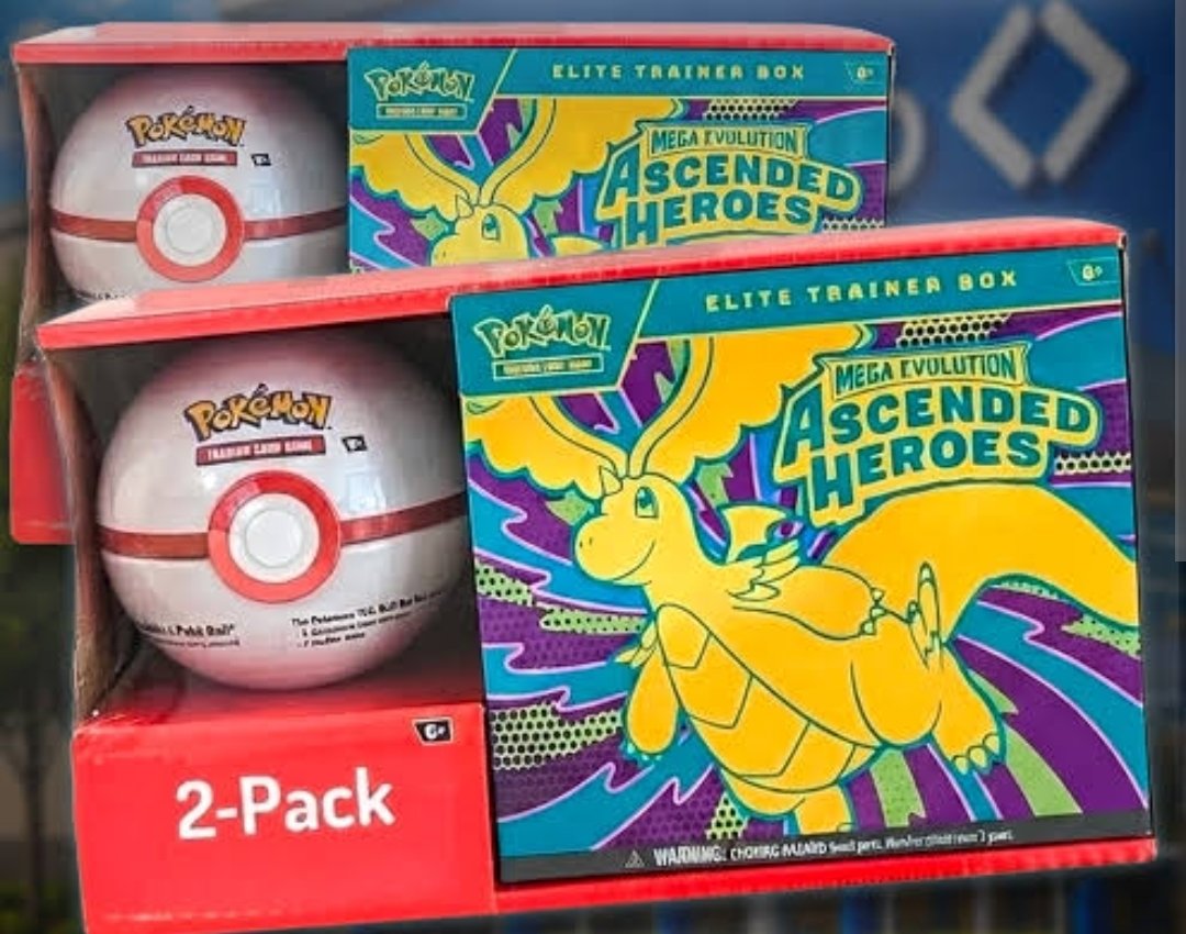 Frostbitings's tweet photo. Early Sam's club Ascended Heros ETB bundle link:

https://t.co/bWAju9wEEV https://t.co/vrqFhS287W