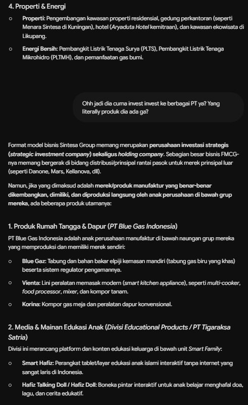 Pacinggembul22's tweet photo. Ohh ternyata selain ketua APINDO, ternyata dia Pemilik dan CEO dari Sintesa Group yang merupakan perusahaan investasi ke banyak perusahaan lainnya.

Mungkin itu lah alasannya dia mengusulkan 45 jam/minggu ada di aturan tertulis https://t.co/eyAAYu1ZLq