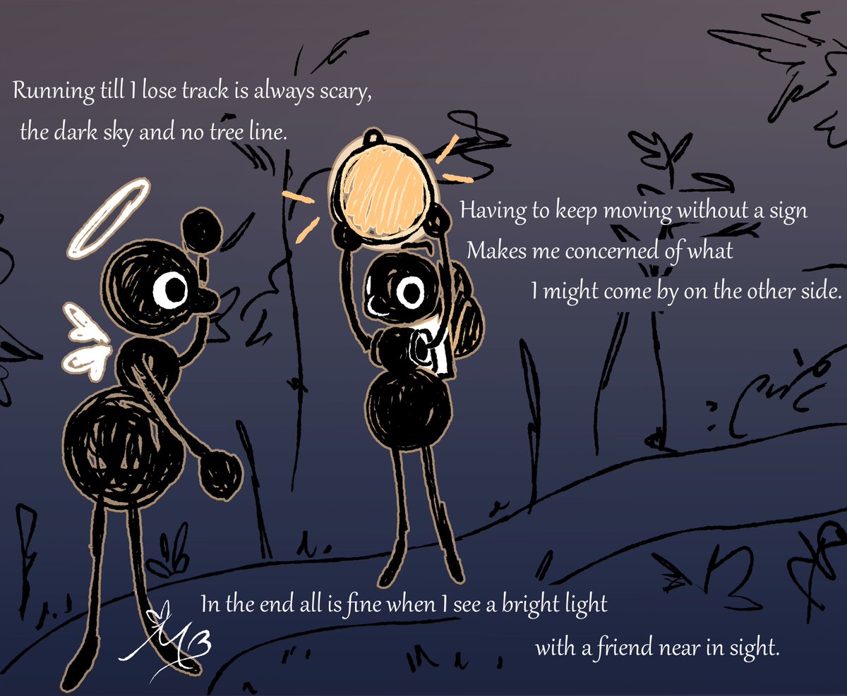 M3rilium's tweet photo. Lost.
#bigwalk #poetrylovers #Day_6 #drawingeveryday #october https://t.co/GuHhxqzNzK