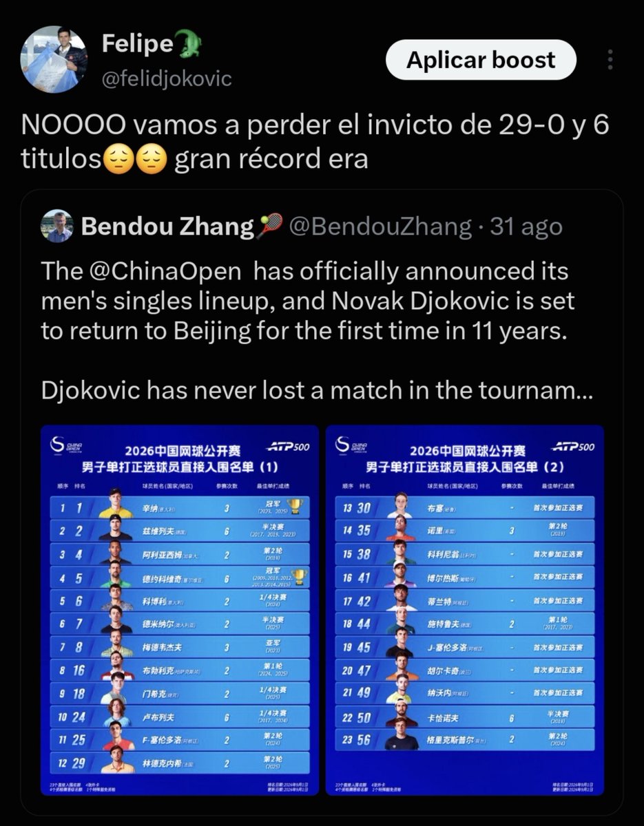 felidjokovic's tweet photo. Como empezó / Como terminó https://t.co/FlvzEeQDbz