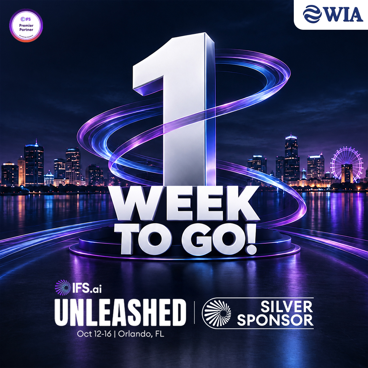 wiasystems's tweet photo. Next stop: Orlando!✈️
WIA Systems is heading to IFS Unleashed 2026 next week, and we can't wait to connect with customers, partners and industry leaders from around the world. 🌎
📍 Attending? Come say hello. We'd love to meet you!
https://t.co/jbvjf1POML
#IFSUnleashed https://t.co/FrDtfDFw5A