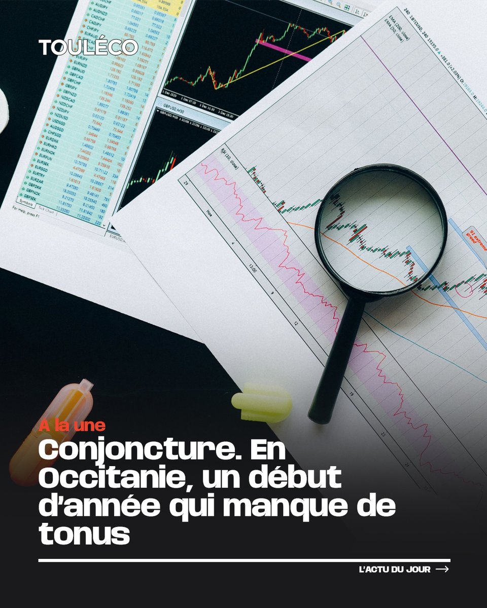 ToulEco's tweet photo. Emploi salarié en baisse, agriculture et construction en difficulté, chômage à 9,7 %... L'Insee décrit une économie occitane « atone » au deuxième trimestre. L'aérospatial, lui, tient bon. https://t.co/vbDsE2J5P4