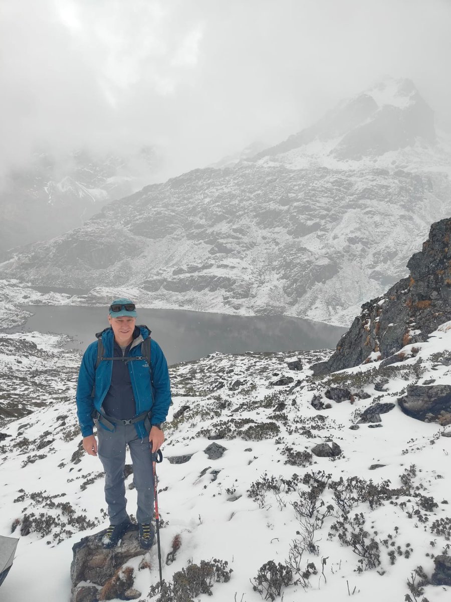 danielmazur's tweet photo. 06 Oct: Baruntse team trekked from Cholem Kharka to Khola Kharka through light snowfall and stunning Himalayan scenery. Everyone remains healthy! ποΈβοΈ
#SummitClimb https://t.co/YatRZhu66v
