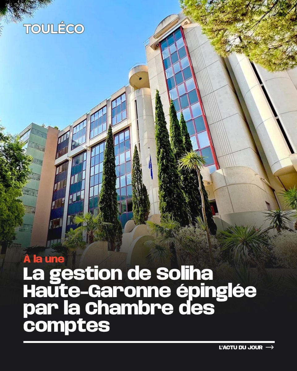 ToulEco's tweet photo. Après la liquidation de Soliha Haute-Garonne, la Chambre régionale des comptes Occitanie pointe de graves dysfonctionnements dans la gestion des trois associations réunies au sein d'un GIE. https://t.co/pGSE75v5hY
