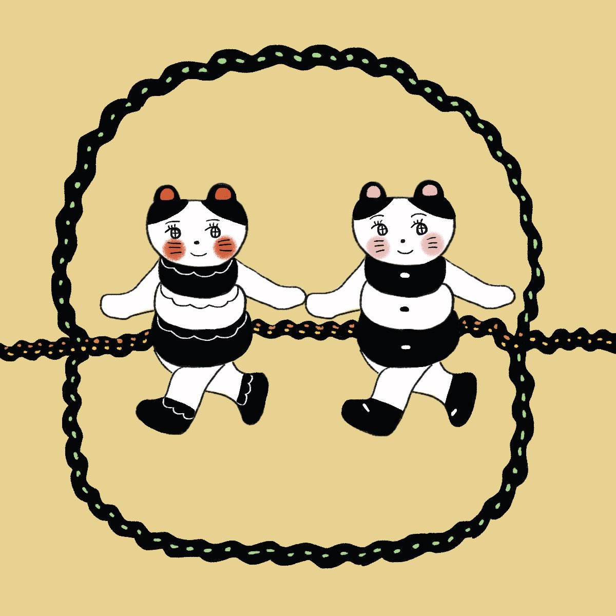 ssk_sasako's tweet photo. しっぽ線内回り
しっぽ線外回り

#イラスト  #ねこ
#ゆるいイラスト
#illustrationㅤ https://t.co/EwBCSdLYZc