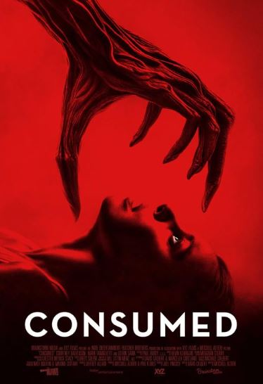 FilmsQuirky's tweet photo. #Consumed  (2024)
A married couple, Jay and Beth, taking a celebratory camping trip a year after Beth's cancer remission find themselves trapped between a wild madman and a skin-stealing creature.
#CreatureFeature  #FilmsWithBite  #FilmX  📽️ 🎬 https://t.co/WId0nHLBb6