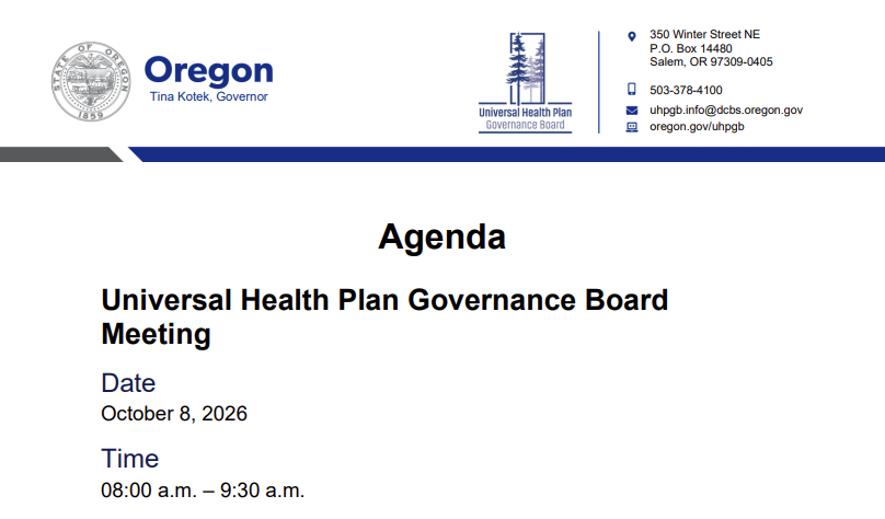 RepYunker's tweet photo. PUBLIC MEETING NOTICE – ATTEND & TESTIFY 🚨
Kotek’s board planning a state-run healthcare system & massive tax increases has called a special virtual meeting:
🗓 Thurs Oct 8 8am
⚠️ Deadline Reminder: By law (ORS 751.002), the board was required to release a comprehensive plan—a complete, final blueprint answering basic funding and implementation details—no later than Sept 15. An email from the Governor or lawmakers who want to bury this till after the election doesn't change state law; only a new statute can.
📢 Make your voice heard:
• Sign up to speak by Wed 8am:
https://t.co/DTxpQV2FI1
• Register to watch/attend:
https://t.co/NA0vKlNgnb
• Read the draft plan:
https://t.co/XGB2wIJSV0