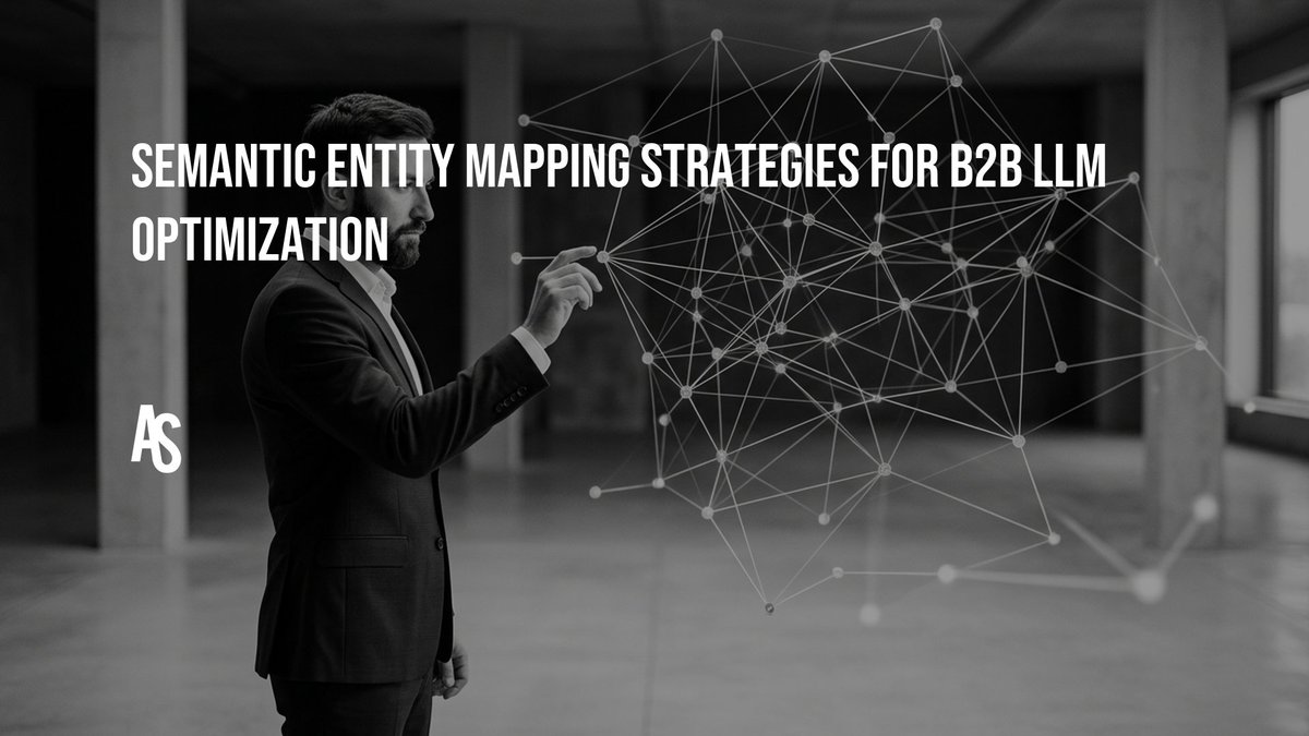 AcumenStudio's tweet photo. Semantic Entity Mapping Strategies for B2B LLM Optimization
B2B buying behavior has undergone a structural shift. With nearly 80 percent of the evaluation process occurring before... https://t.co/CdSaKgRJ5x