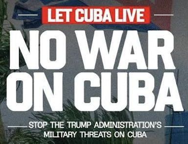 ProLibertadfc's tweet photo. https://t.co/OyKjncawZE
STOP THE U.S. GENOCIDE OF CUBA! NO WAR ON CUBA! Join us for a discussion on the US government’s genocidal blockade on Cuba with Onye Chatoyer of the NNOC!
#cubasibloqueono #unblockcuba #cubalibre #nowaroncuba #endthefuelblockadeoncuba https://t.co/L9YcGxcgBp