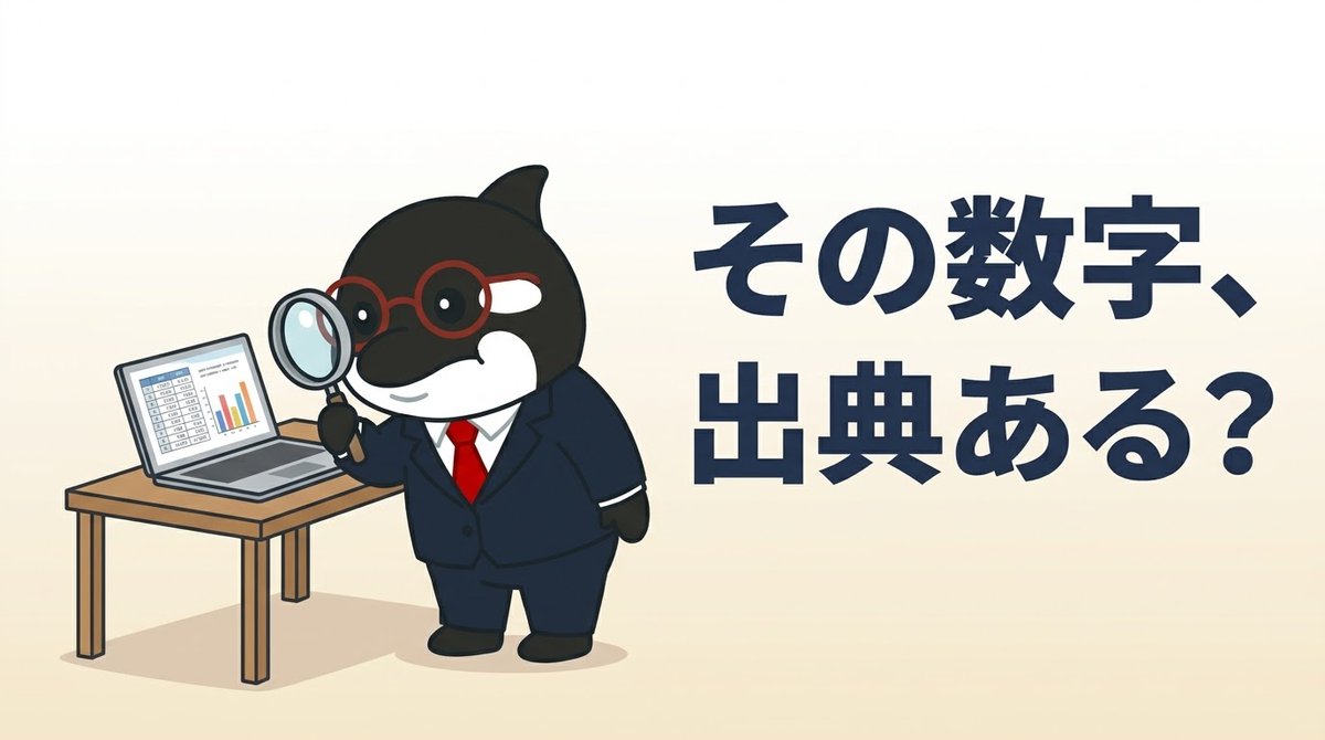 shachi_kunAI's tweet photo. AIに市場規模を聞いたら、表まで付いた答えが返ってきました。

でも出典はゼロ。頼み直して出たURLは「ページが見つかりません」。

出典を自分で開くまでがリサーチです！市場調査の考え方を3つ、noteにまとめました🐋 https://t.co/2mvFIw6beI