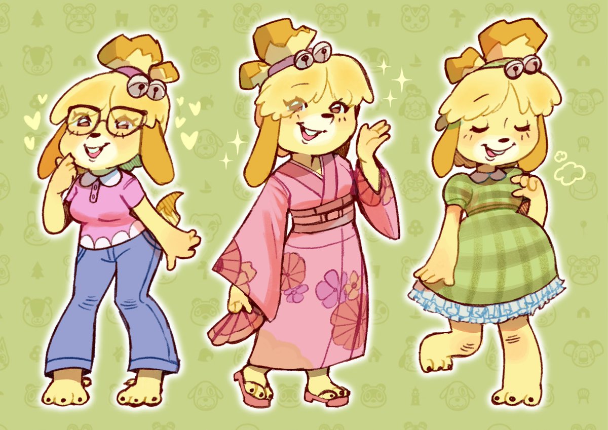 popocco_hime's tweet photo. Colored her! #isabelle #animalcrossing #art #nintendo https://t.co/P5AKc3lxp8