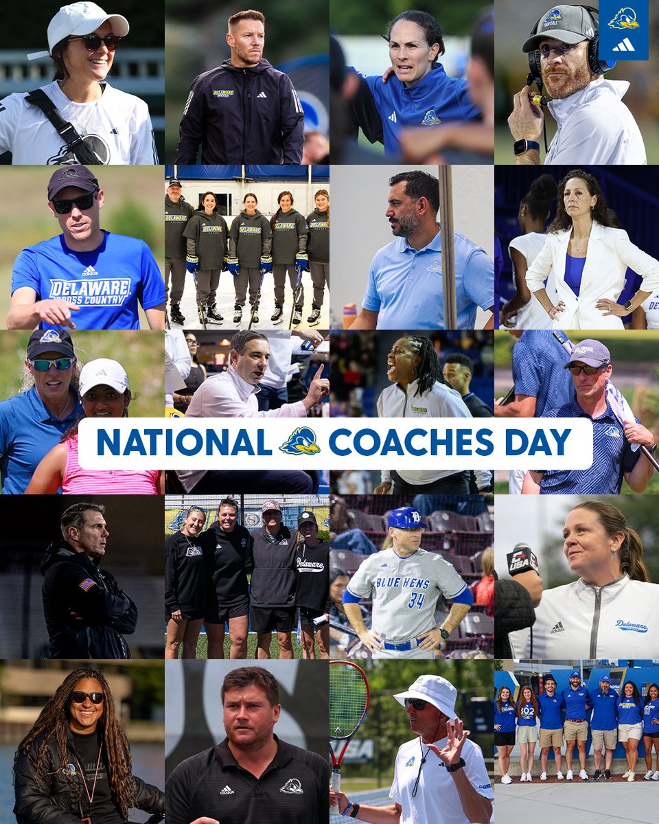 UDBlueHens's tweet photo. Happy National Coaches Day! 🔵🟡 https://t.co/ssO0f4eHYj