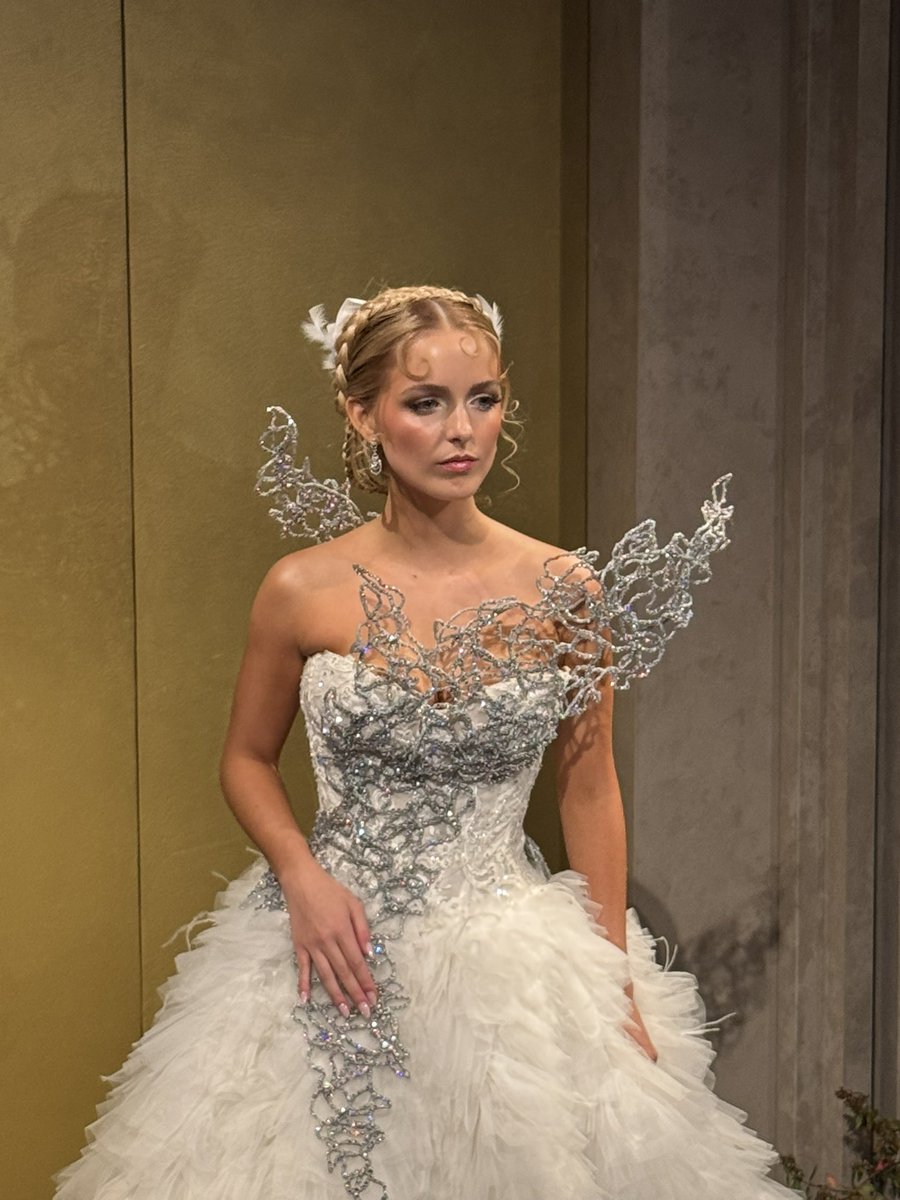 PopBase's tweet photo. Mckenna Grace stuns at the Musée Rodin ‘HUNGER GAMES’ exhibition. https://t.co/88QsO3qvlx