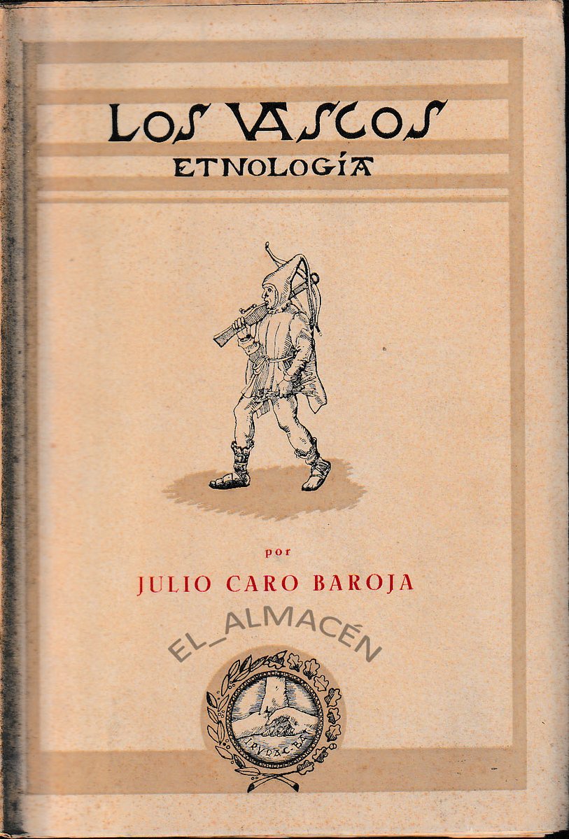 TC_EL_ALMACEN's tweet photo. LOS VASCOS. ETNOLOGÍA (JULIO CARO BAROJA) PRIMERA EDICIÓN 1949. SIN USAR
https://t.co/xEIXOhGzGn https://t.co/jEUOZhem7C