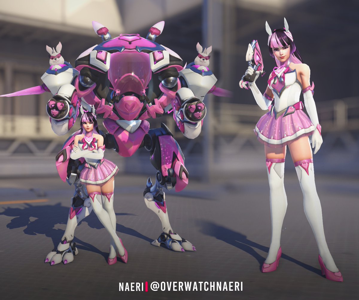 OverwatchNaeri's tweet photo. New #Overwatch Dokiwatch https://t.co/eVhkbMahSt Heart Of Valor Skin 🐰🩷 https://t.co/Aj7i0UY5nY