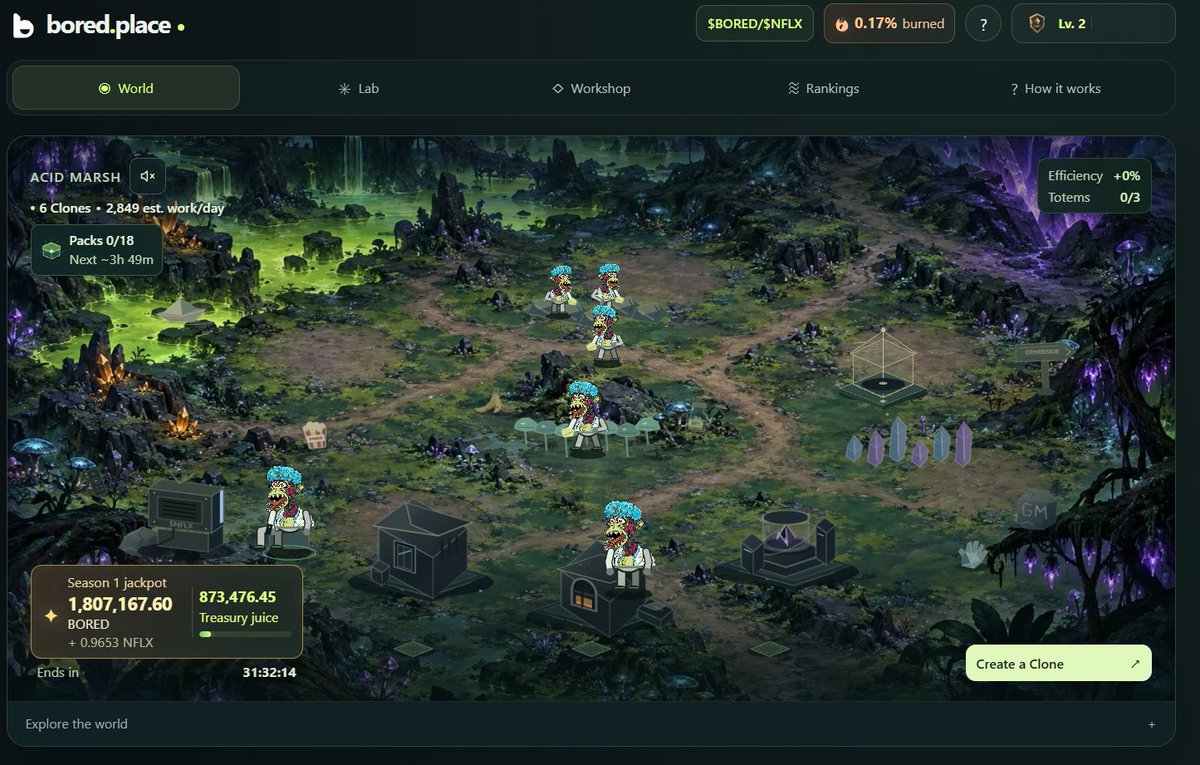 JDHyper's tweet photo. Are you checking out @BoredPlaceRH?

Crypto Gaming is evolving with RWAs. Tokenized stocks on Robinhood is where the experiments are happening

$BORED is already the 2nd Highest Pool by TVL with $NFLX and aiming for #1 https://t.co/kXScGsoV3f