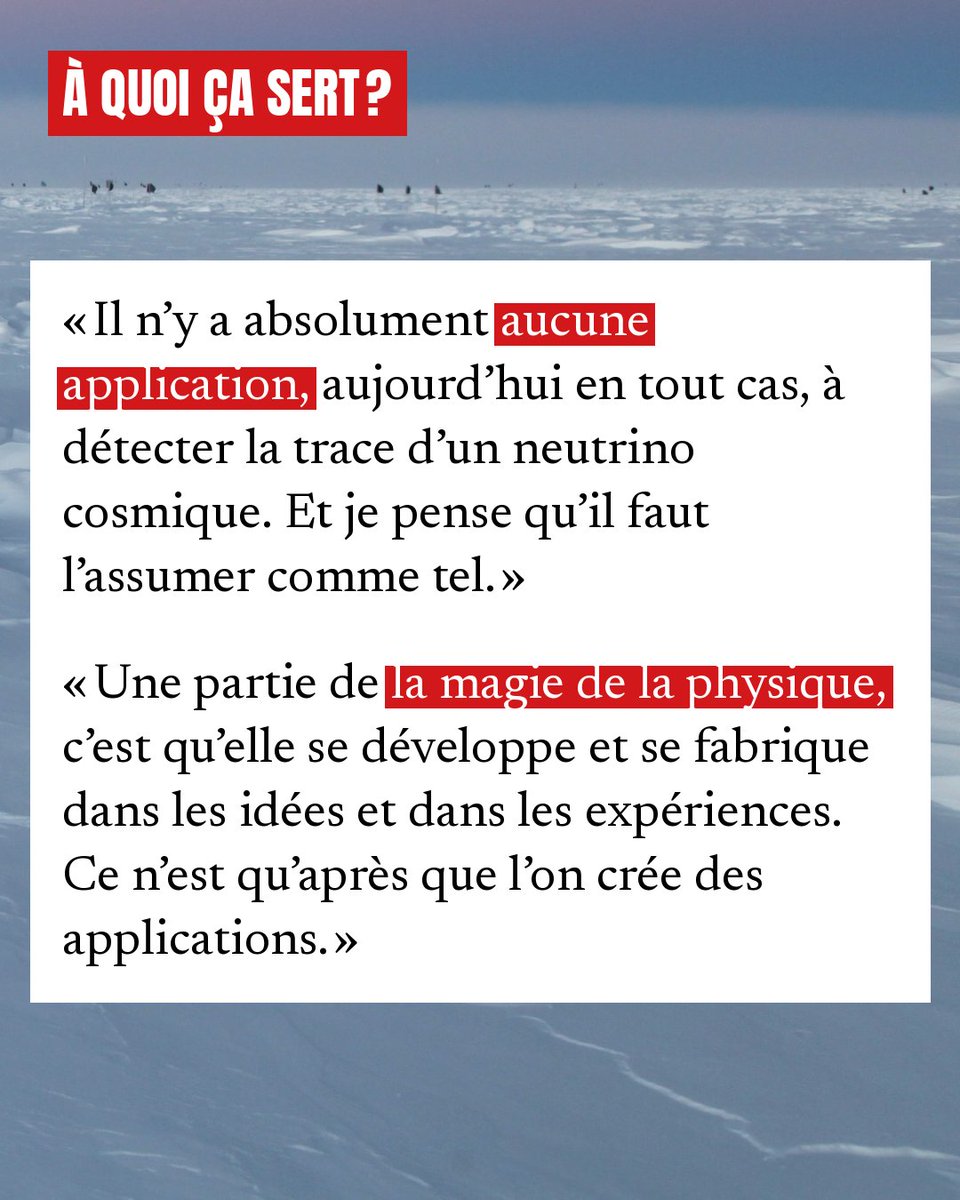 FabrizioBucella's tweet photo. 🧊 Le journal l’Avenir m’a interrogé sur le prix Nobel de physique 2026, attribué au Belge Francis Halzen. C'est le papa d’IceCube, ce télescope à neutrinos enterré dans la glace du pôle Sud.

Quelques extraits de l’entretien.

Vive la science.

Salukes

#science #physique #profbucella #lasciencepeuttout – L’Avenir, 6 octobre 2026, texte Emmanuel Huet. Images Sven Lidstrom, Mark Krasberg, Felipe Pedreros et Martin Wolf, IceCube/NSF