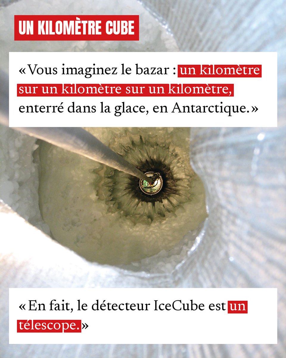 FabrizioBucella's tweet photo. 🧊 Le journal l’Avenir m’a interrogé sur le prix Nobel de physique 2026, attribué au Belge Francis Halzen. C'est le papa d’IceCube, ce télescope à neutrinos enterré dans la glace du pôle Sud.

Quelques extraits de l’entretien.

Vive la science.

Salukes

#science #physique #profbucella #lasciencepeuttout – L’Avenir, 6 octobre 2026, texte Emmanuel Huet. Images Sven Lidstrom, Mark Krasberg, Felipe Pedreros et Martin Wolf, IceCube/NSF