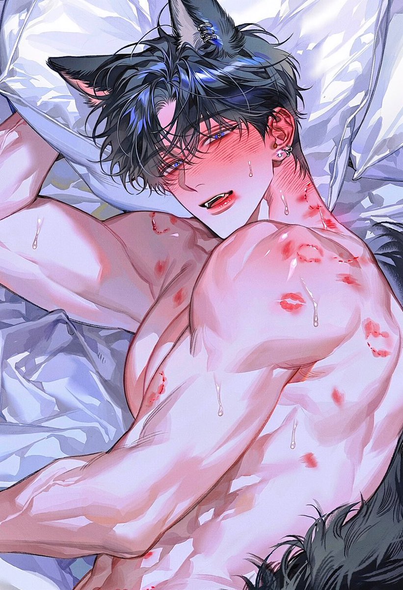 dohwa_0o's tweet photo. 그 후 🥵🥵🥵 프롬 공유
- 불미프롬입니다.
- 사용, 수정 자유
- NAI V5F 권장
- 제가 모든 프롬을 확인하기엔 어려움이 있습니다 이미 비슷한 프롬이 있다면 연락주세요

after sex, lying on bed, sprawled out, exhausted, heavily flushed, deep red blush across face and body, glossy sweat, messy hair stuck to skin, kiss marks all over neck chest thighs and waist, hickeys, bite marks, love bites, bruised lips, half-lidded eyes, dazed expression, open mouth, panting, trembling, limp limbs, sheets tangled around body, rumpled bedding, stained sheets, post-coital, afterglow, oversensitive, weak, spent