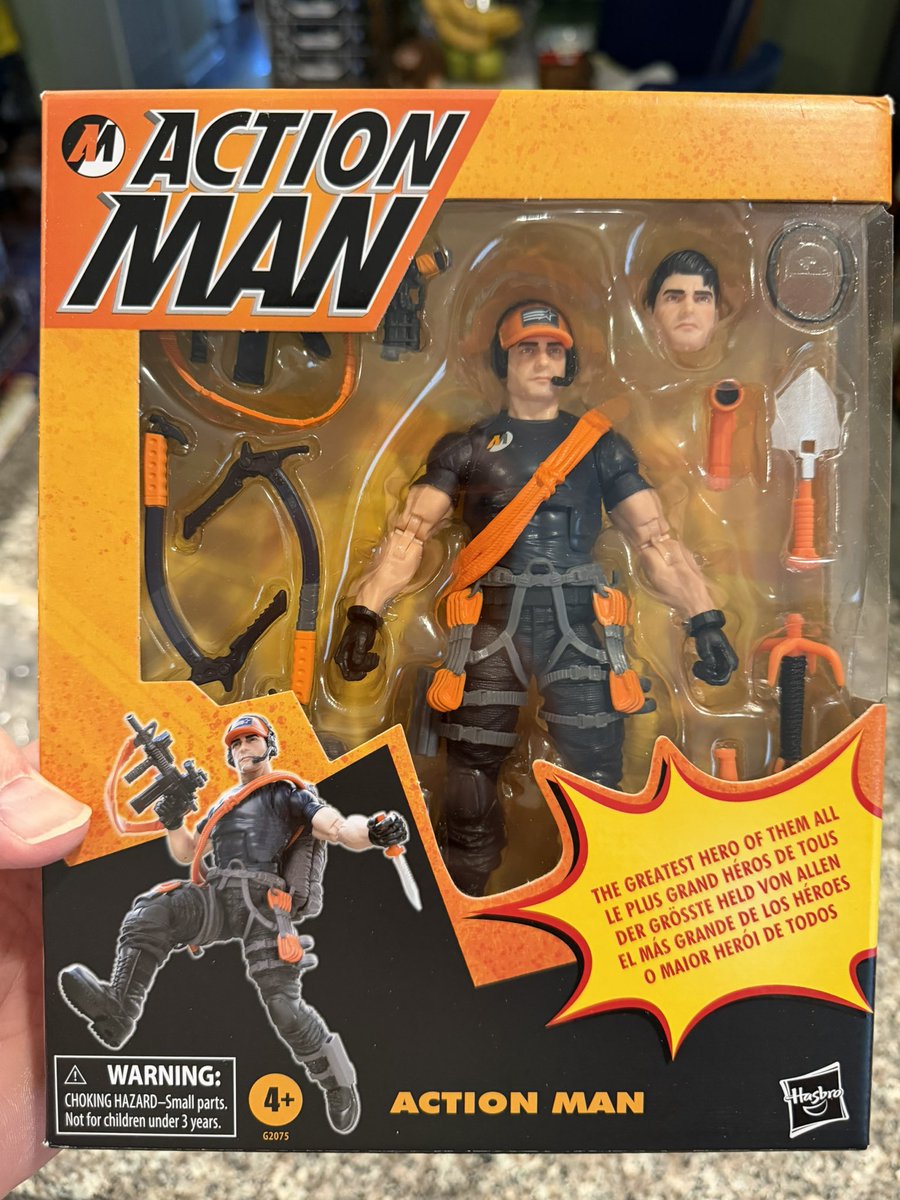 Toyhuntersholl2's tweet photo. Action Man arrives to join G.I. Joe Classified in the never ending battle against COBRA!
#gijoeclassified #gijoe #ActionMan #ActionForce #yojoe https://t.co/1PqWsXSrq8