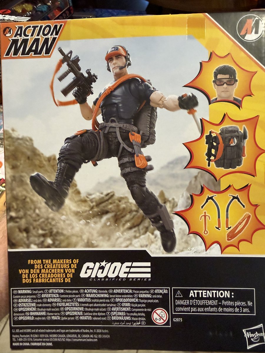Toyhuntersholl2's tweet photo. Action Man arrives to join G.I. Joe Classified in the never ending battle against COBRA!
#gijoeclassified #gijoe #ActionMan #ActionForce #yojoe https://t.co/1PqWsXSrq8