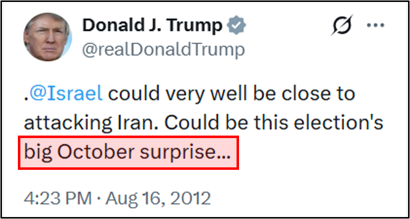 JustLikeGizmo's tweet photo. Again... Trump in 2012 https://t.co/eruW8m6Qmy