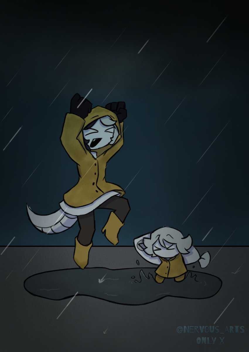 Nerv0us_Arts's tweet photo. 🌧️Day 6: Rainy day🌧️

PUDDLE JUMPING!

#fpe #FPEtober2026 #fundamentalpapereducation #FpeZip #FpeChip https://t.co/slUdakqScx
