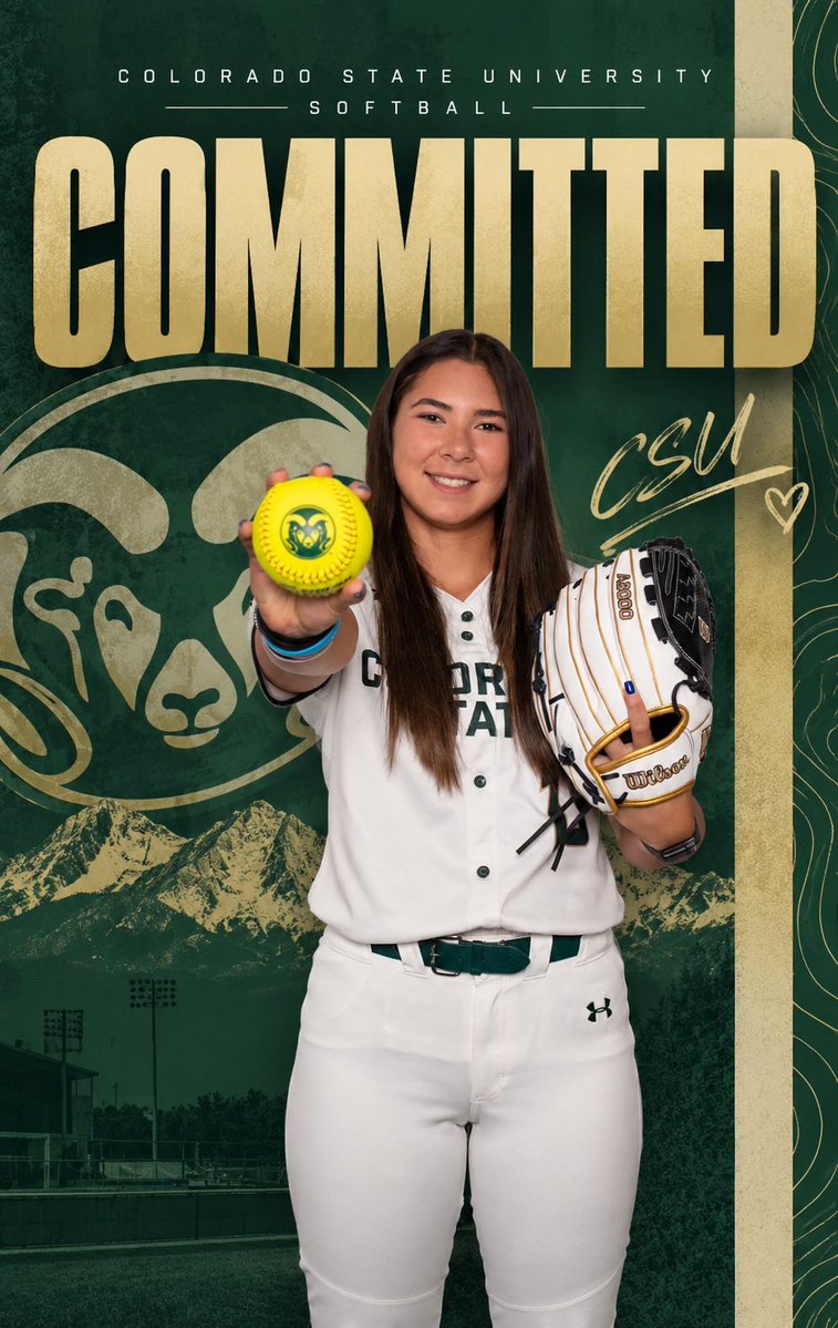 KailaniShideler's tweet photo. I’M STAYING HOME!! 🐏💚💛

I’m so excited to announce that I have verbally committed to continue my academic and athletic career at Colorado State University!

Thank you Coach Glen, Coach Chad, Coach Mark, Coach Joe, Coach Darren Joiner, and Coach Gabi for believing in me, pushing me, and helping me become the player I am today.

Thank you Coach Michelle, Coach Tony, Coach Taylor, and Coach Jake for believing in me and giving me this opportunity!

GO RAMS!! 🐏💚💛

@CSUSoftball @TonySmithCSUSB @Mgascoigne32 @T_GILS33
@batbusterscoach @cobatbusters06 @Coach_GM_  @ExtraInningSB @PrepSoftball @LineDsoftball @CommitBoundSB