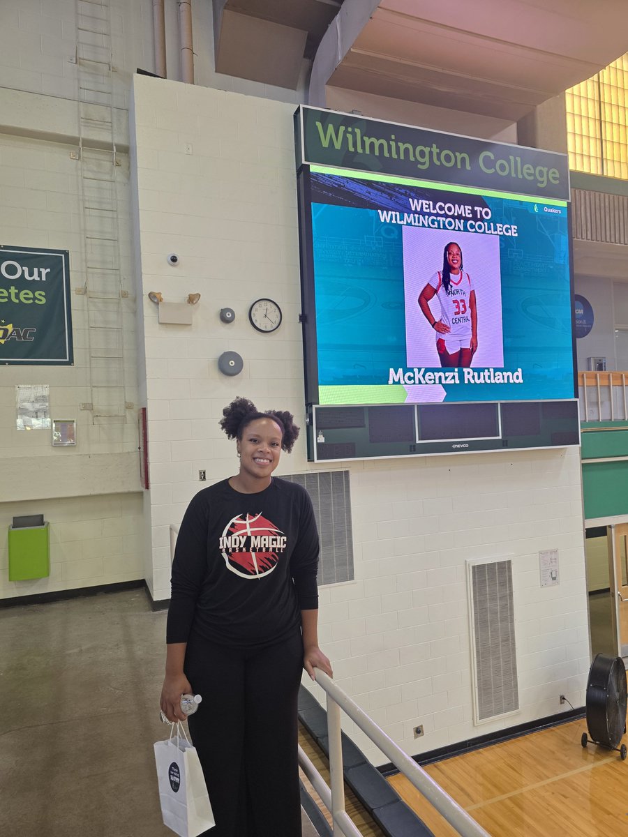 mckenzirut's tweet photo. I had a great visit at  @WilmingtonColl
Thank you Coach Watson and Coach Sam for the Official Offer to play for @DubC_LQB
 Go Quakers!! https://t.co/qE6CIQNDOj