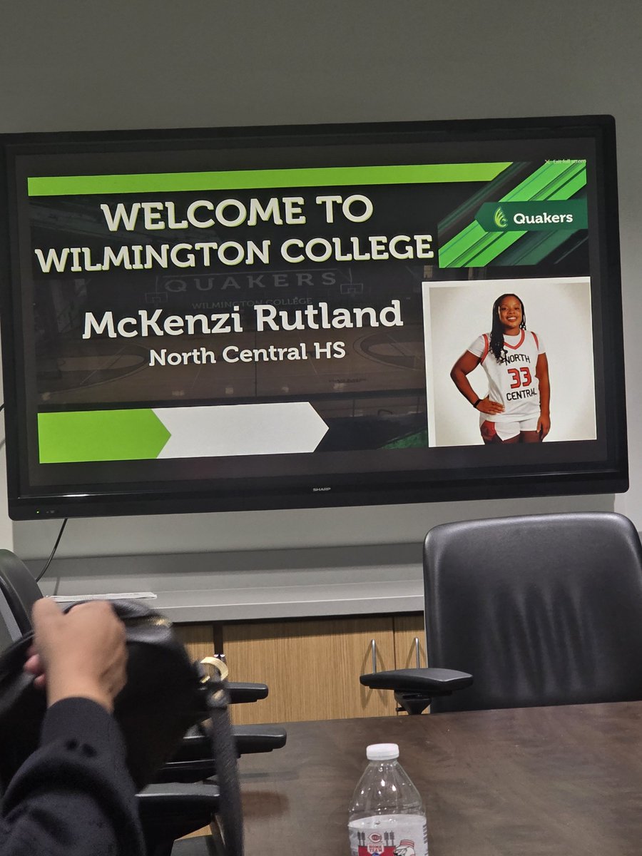 mckenzirut's tweet photo. I had a great visit at  @WilmingtonColl
Thank you Coach Watson and Coach Sam for the Official Offer to play for @DubC_LQB
 Go Quakers!! https://t.co/qE6CIQNDOj