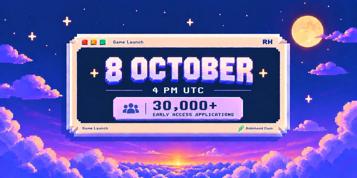 ComputersRh's tweet photo. Early Access applications are officially closed. 🖥️

30,000+ entries.
Thank you for the incredible support.

Next up: Game Launch. 🏝️
See you all on October 8 at 4 PM UTC.

Please beware of fake accounts and fake tokens.
The official Token CA will be shared only from this account the moment the game goes live.

See you on the island.