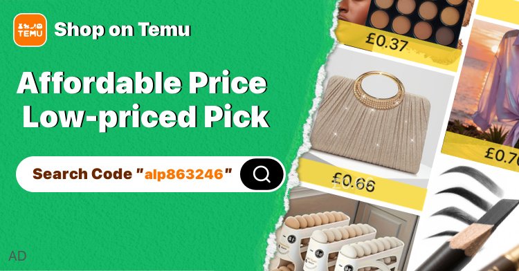 NOrekyeh's tweet photo. 💥 Flash drop! Temu codes are here. Don’t Miss Out! 🎉
【 alp863246 】 SPECIAL OFFER! Unlock secret low prices 👉 https://t.co/46GZzwYjxj Ad. https://t.co/45bClDNdtu