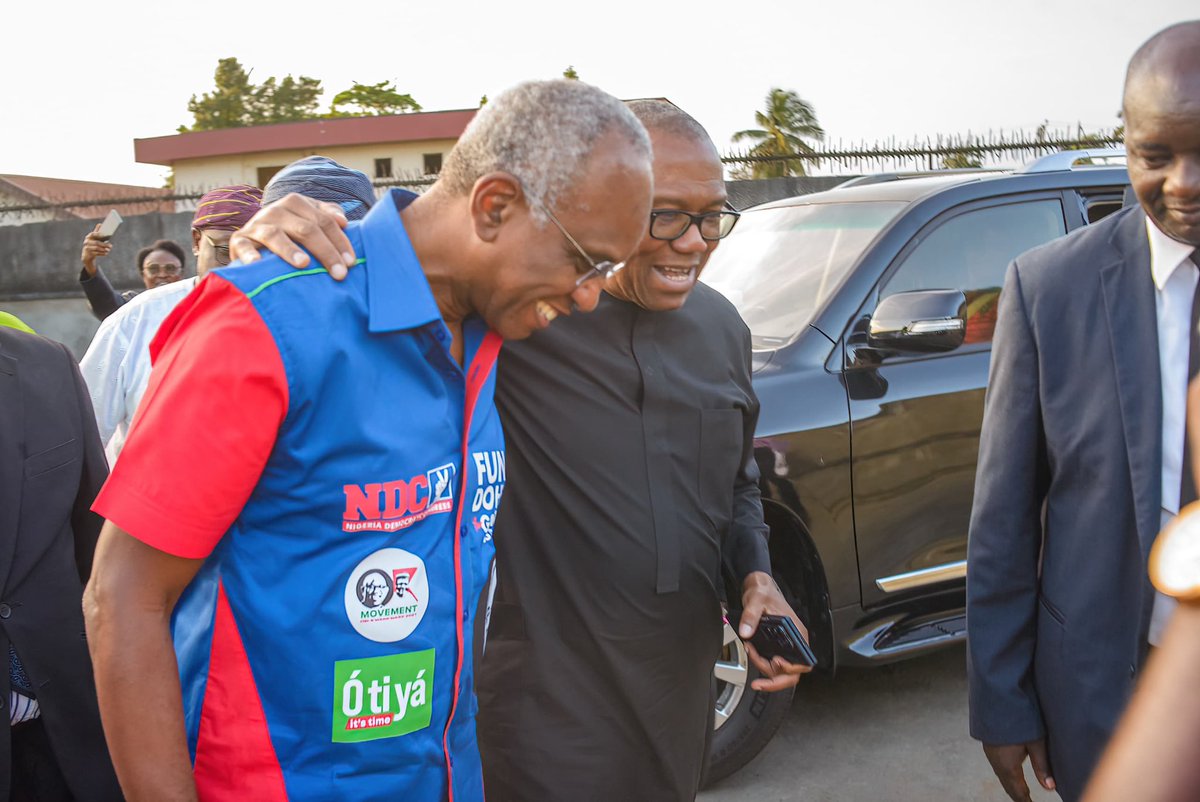 funsodoherty's tweet photo. I spent Sunday evening with His Excellency, @PeterObi and other NDC Lagos Candidates hosted by the incredible members of the Obidient Movement Lagos.

One thing is clear: We share one mission: to build a country and city that work for the people who live here every day.

I remain grateful for the vision and leadership of our presidential candidate. I appreciate all those who show up with conviction and all those who worked behind the scenes to make the evening possible.

The work continues and together, we move.

FD

Ó ti yá.