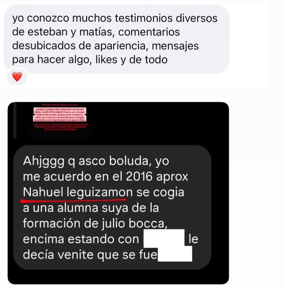 updateargs's tweet photo. + testimonios y mas acusados💀 Al parecer no hay forma de ser mujer y sentirse segura en el ambiente de la danza👇🏼 https://t.co/Kc2Rj5RNrW
