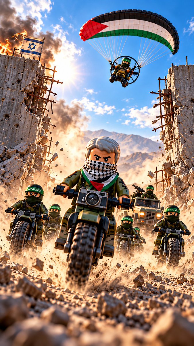 ExplosiveMediaa's tweet photo. October 7
Al Aqsa Flood

Our LEGO video drops in a few hours🔥

Stay tuned https://t.co/nRLCHXlkqV
