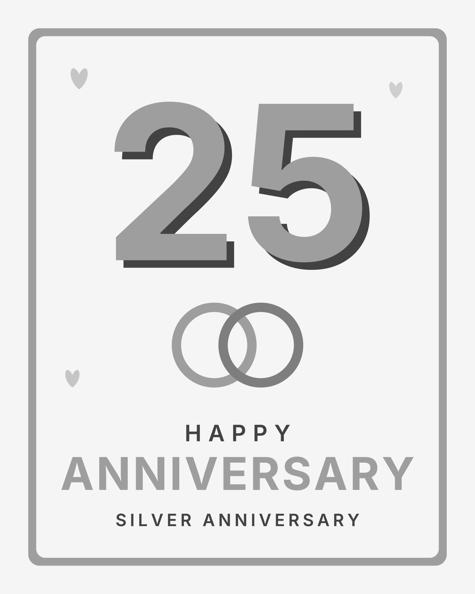 himbeat's tweet photo. 2026.10.07
25th Wedding Anniversary
#SILVERANNIVERSARY https://t.co/R1RJUfQsyj