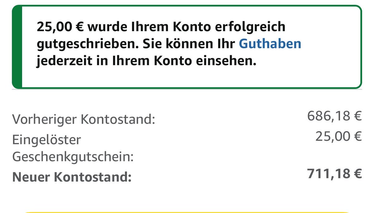cashmasterhaso's tweet photo. Mein Amazon Konto wird immer voller und voller🤑🤑🤑

Und das obwohl ich die ganze Zeit Sachen bestelle ohne auf die Preise zu achten💸 https://t.co/APpsVTZUqs