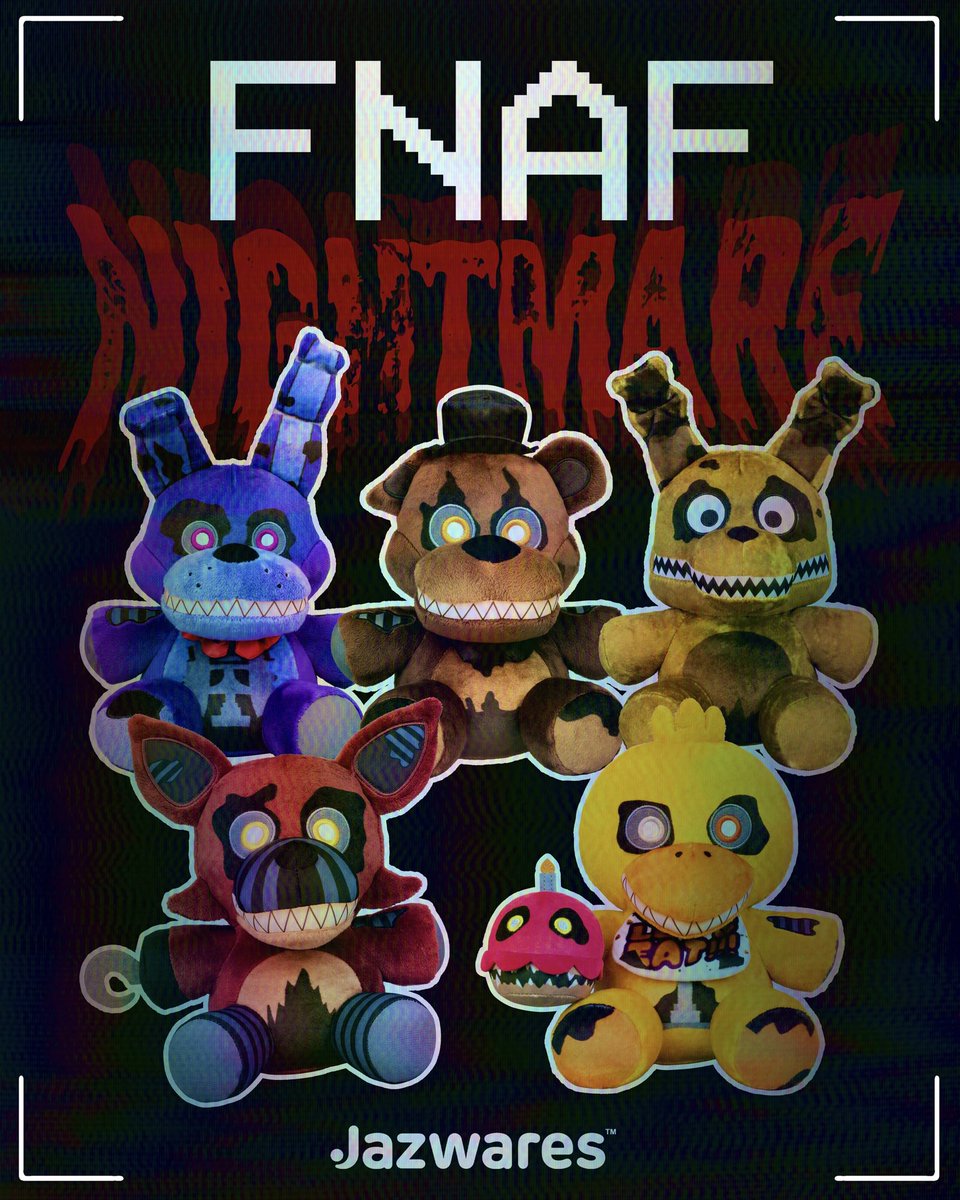 FNAF_ScottGames's tweet photo. Jazwares Nightmare Mini-Plushies are available this month! https://t.co/ZaBZlor1DI