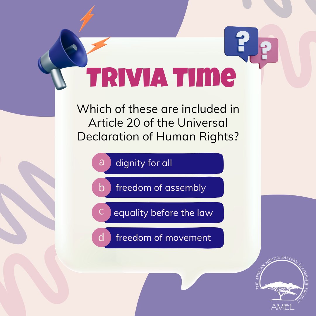 amelproject's tweet photo. It's #trivia time ⏰🎉
🤔 Add your answer in the comments and check back next Tuesday! https://t.co/80iJKvf4IH
