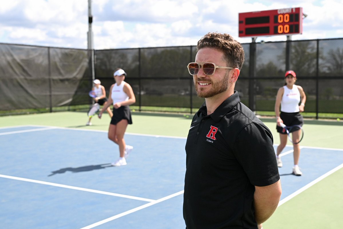 RutgersTennis's tweet photo. Happy #NationalCoachesDay to Hilary and Noah! ๐พ๐
#GoRU | #RTennis https://t.co/U4dyT7SkAh