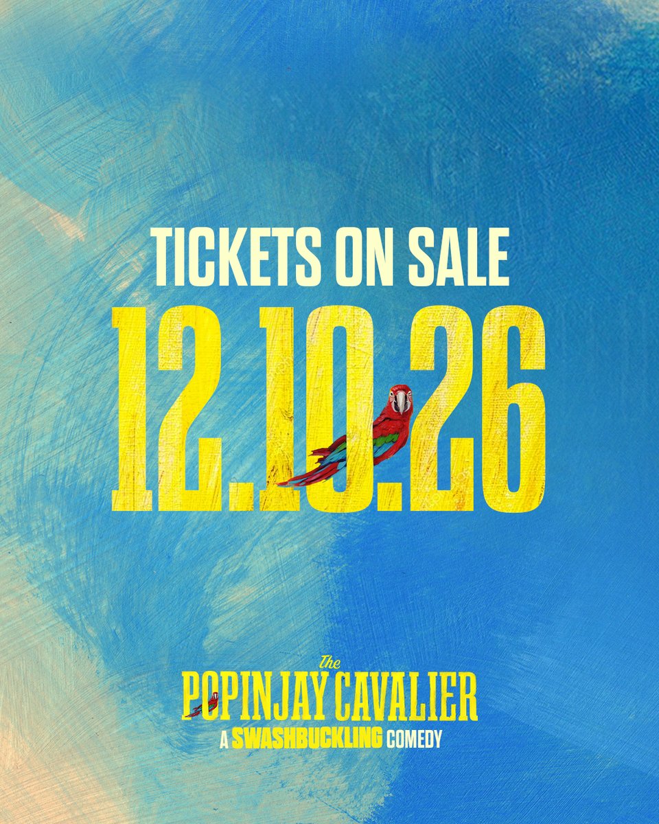 popinjayplay's tweet photo. 12.10.2026. 

Sign up at https://t.co/bdbxIlHEBp for priority ticket access. 🗡️

#PopinjayPlay #QuentinTarantino https://t.co/C7SuSLcZ3R