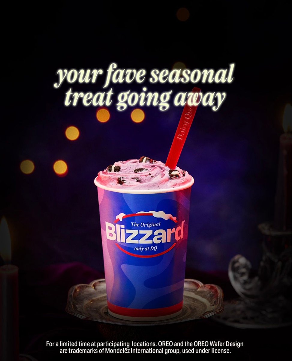 DQ_Hmmocks_PBay's tweet photo. From haunted treats to disappearing seasonal favorites, there's always something scary good waiting for you at DQ. 🕸️ 👻 #DQ #DairyQueen #SpookySeason #HalloweenTreats https://t.co/dEmMpnuIpm