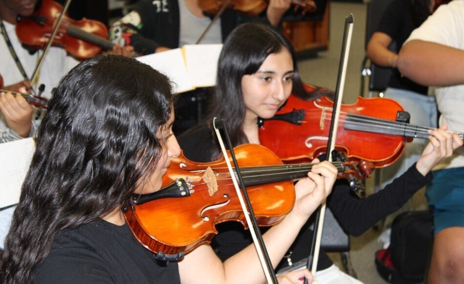 SpringWoodsHigh's tweet photo. The Spring Woods High School Orchestra is being led by Mr. Marcos Altamirano this year! The orchestra is sounding amazing! https://t.co/wZPr5fqkRf