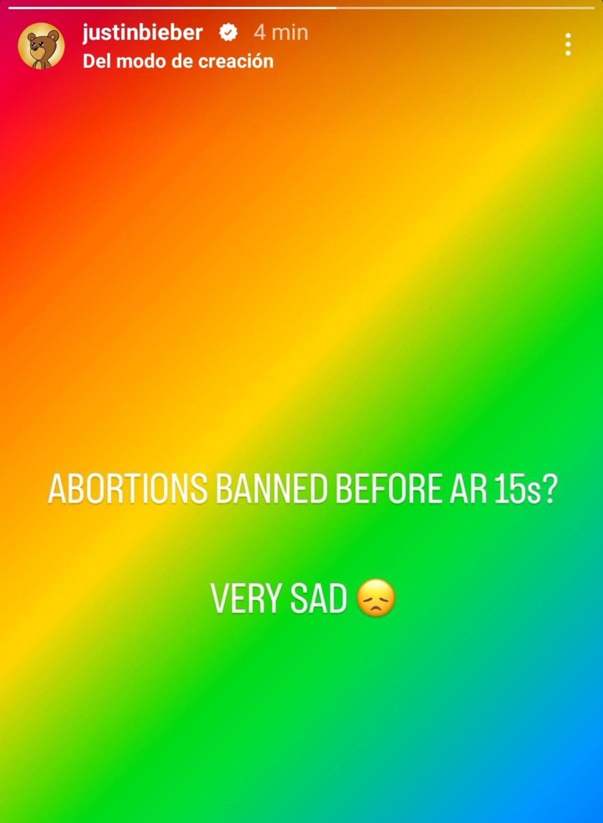 intentisons's tweet photo. @biebrupdates a favor do aborto e contra o porte de armas de uma cajadada https://t.co/7LgpPAR3mh