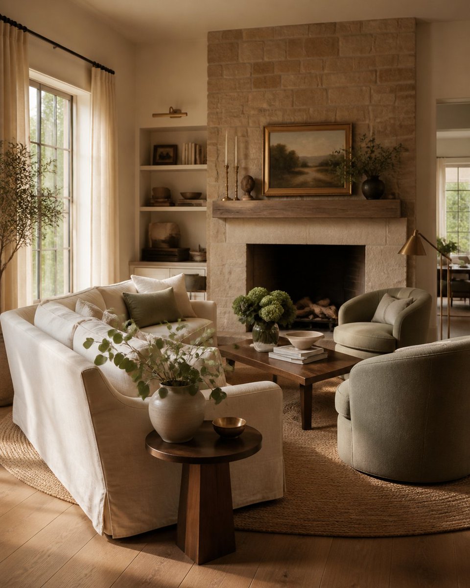JamesBiedenharn's tweet photo. Beautiful furniture isn’t enough—the layout makes the room work. Start with a focal point, keep walkways clear, and float the sofa when space allows. #HomeStaging https://t.co/vlwkvoS3q5
