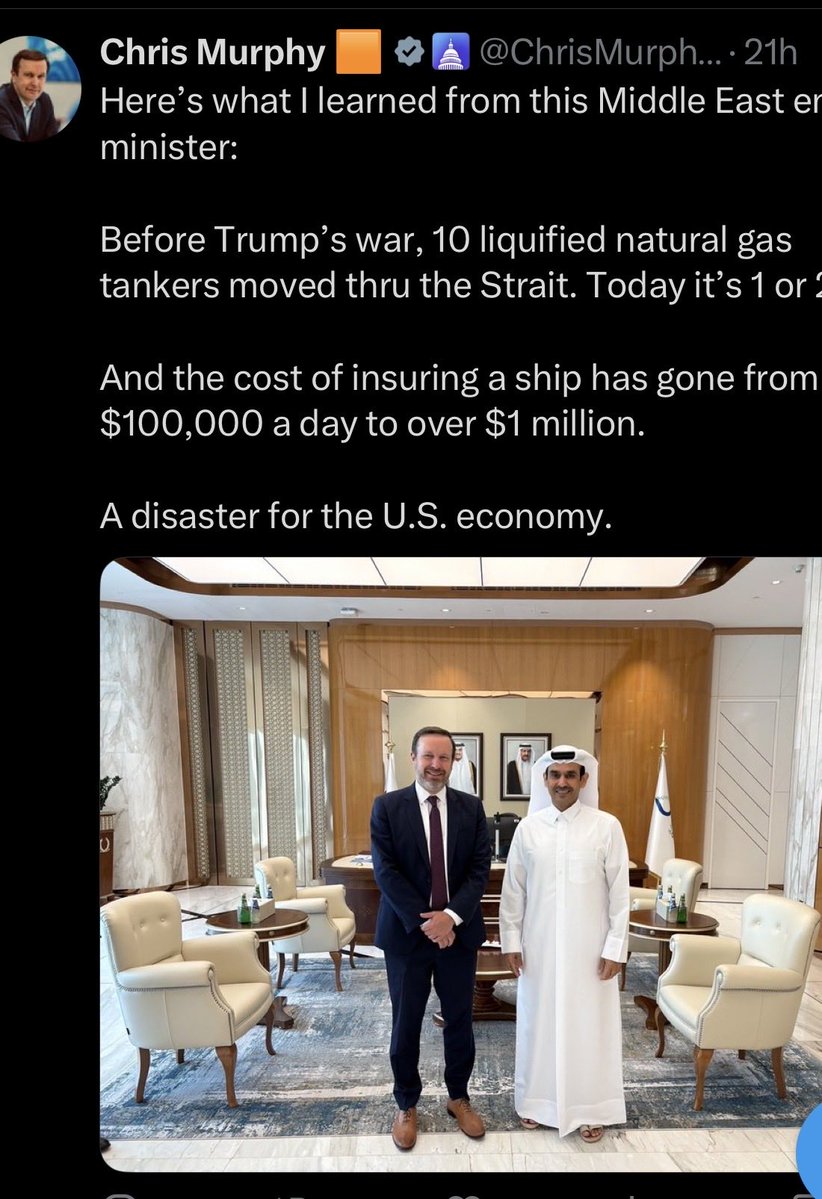 Abbas27ab's tweet photo. @TankerTrackers Your lies are being exposed by your own U.S. Senator after visiting the Middle East. https://t.co/NfXGNqG3xB